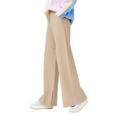 Casual Embroidered Wide Leg Pant